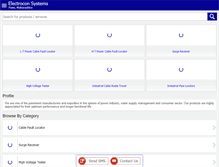 Tablet Screenshot of electroconsystems.net